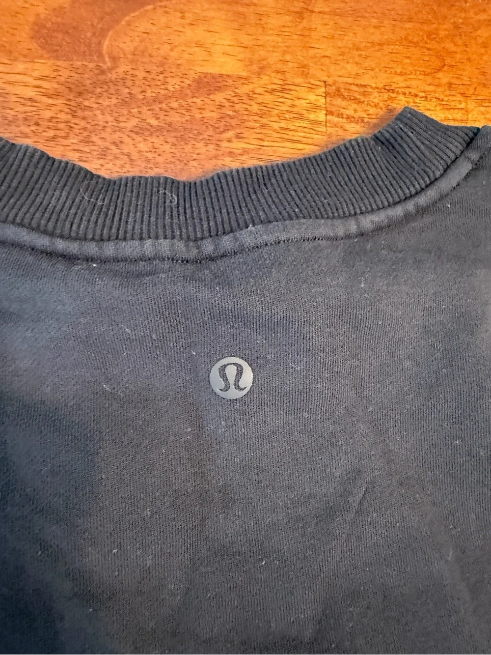 Lululemon Cotton French Terry + Swift T-Shirt Black Cropped Boxy Seam Detail 6